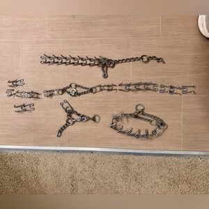 XL Stainless Steel Chain Dog Collars L & XL